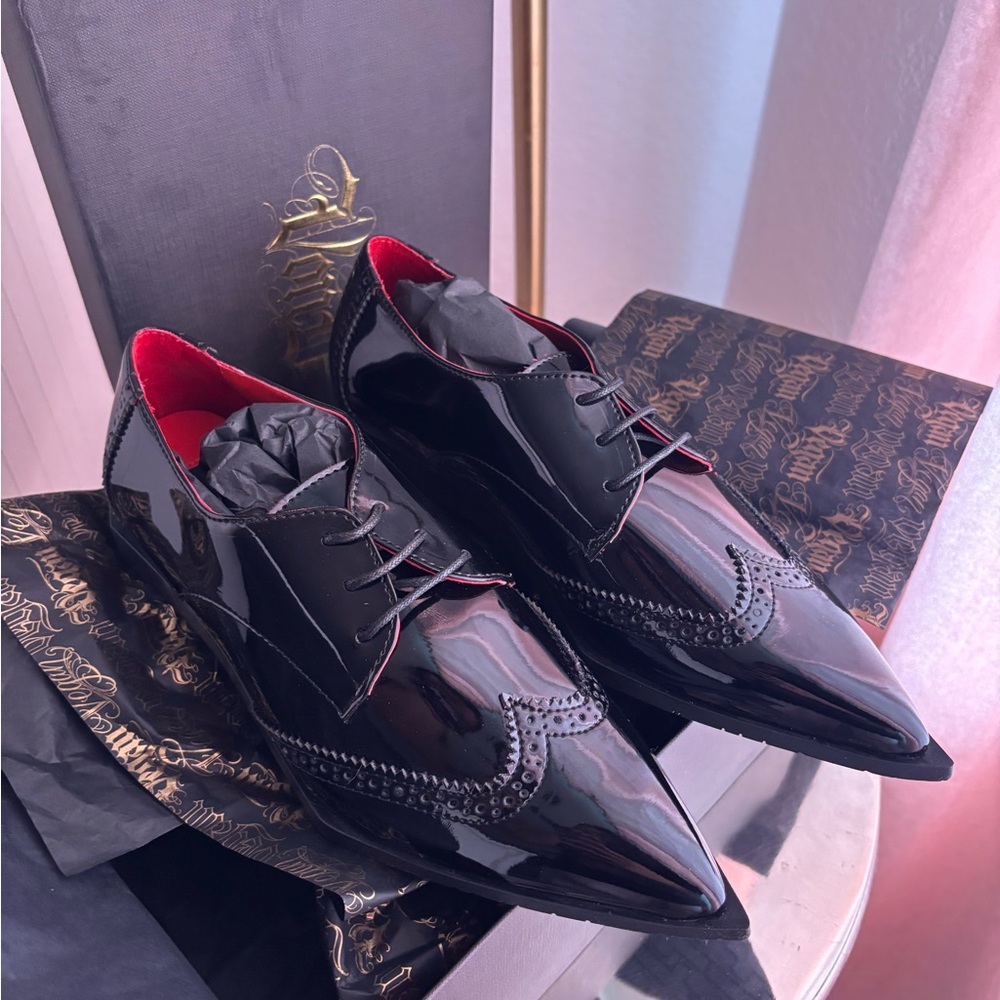 Nina oxfords black and red - Picture 3 of 6